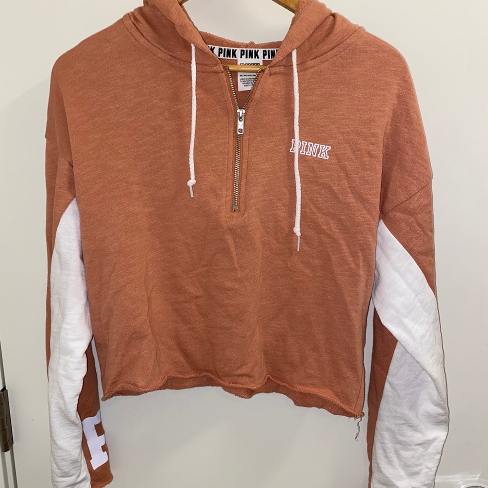 Pink long sleeve crop